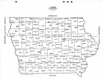 Iowa State Map, Cass County 1965